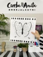 "One more" kollekció - 30X30 cm-es számfestő vászon - Image 2