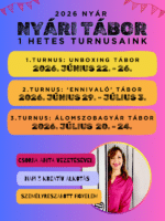 2026-ban is kreatív nyári tábor Csorba Anitával
