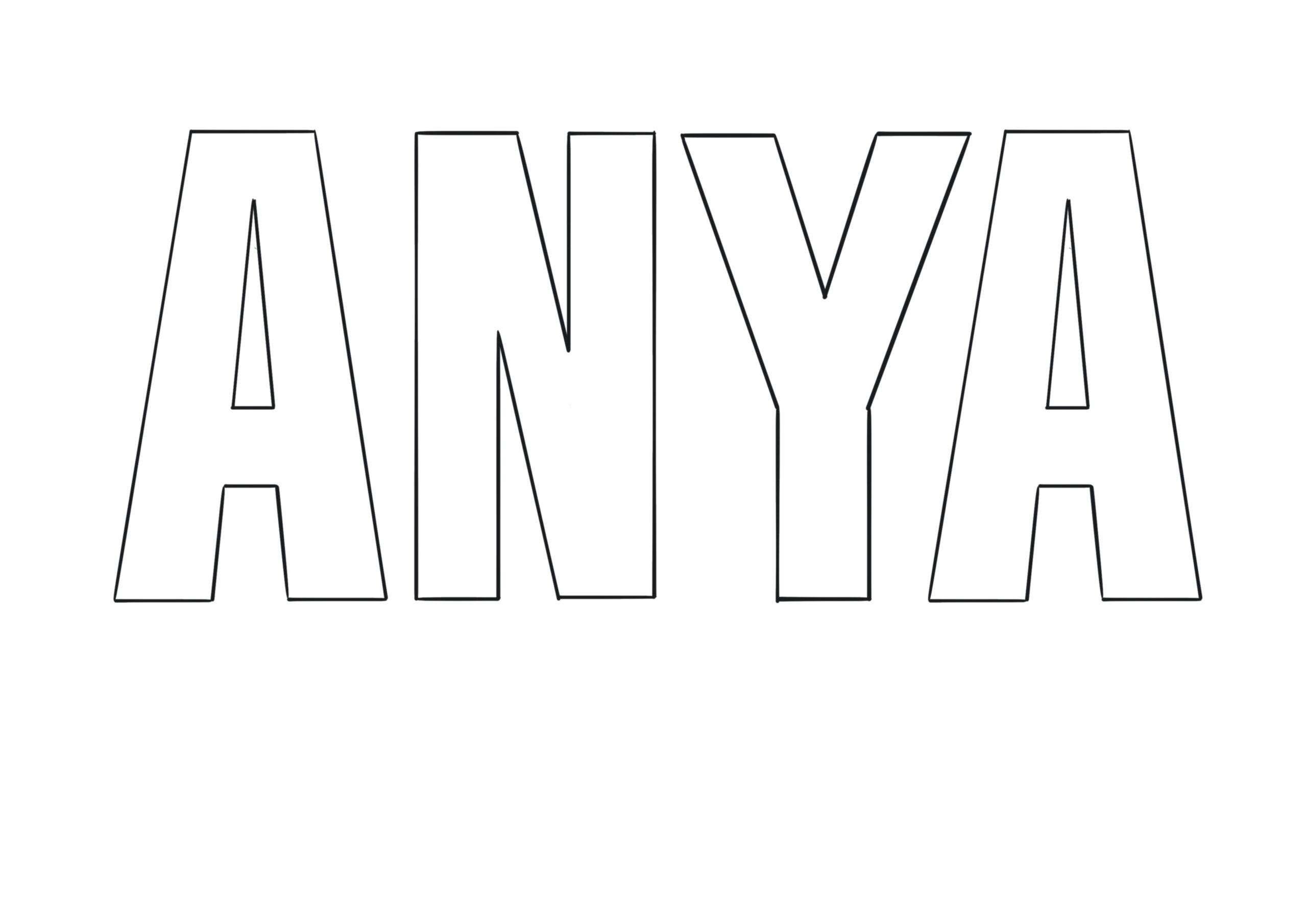 Anya sablon Letölthető - Anya felirat sablon - Image 1