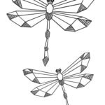 Letölthető - Szitakötő színező